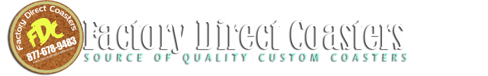 Logo from FactoryDirectCoasters.com